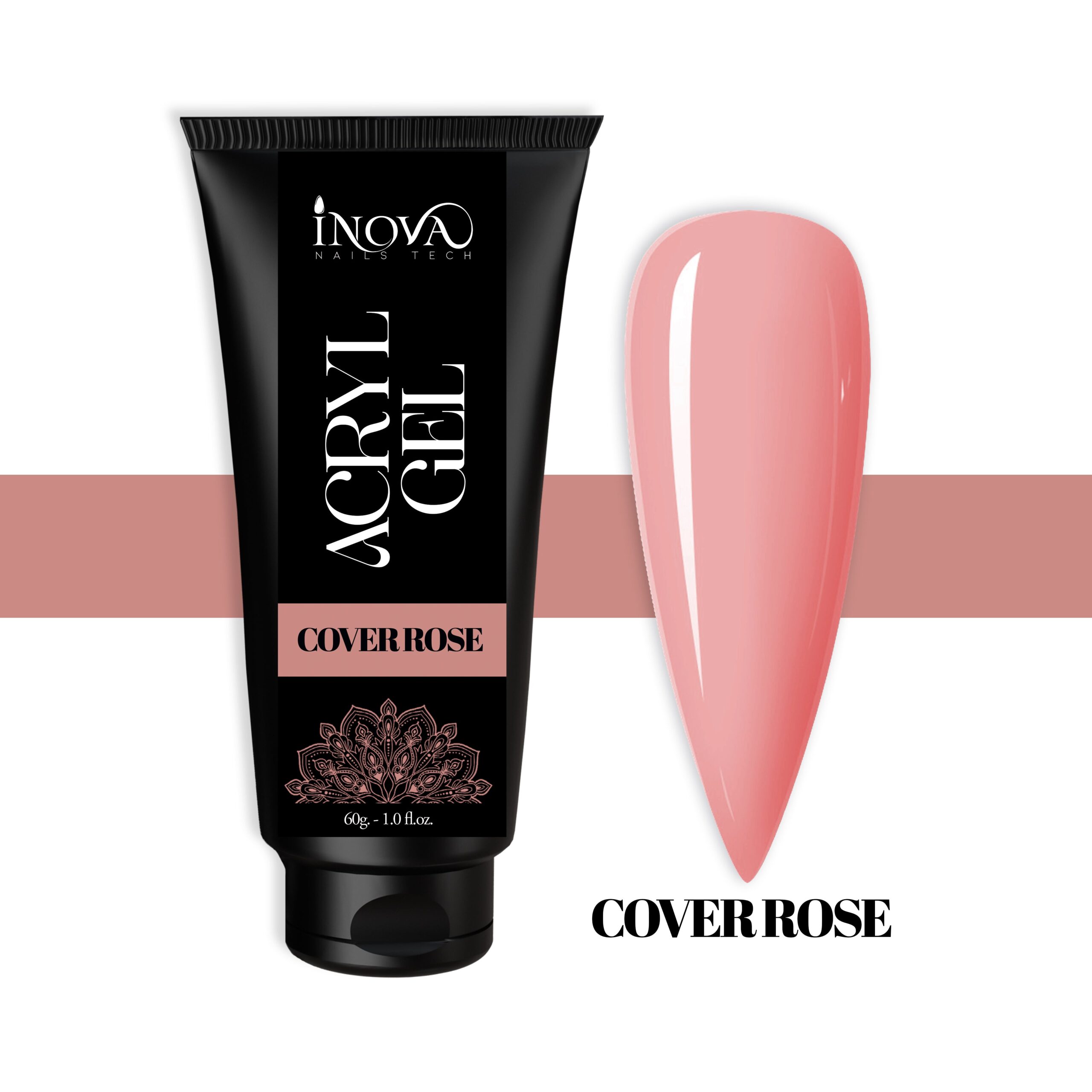 ACRYGEL IN TUBO COVER ROSE INOVA 60 GR