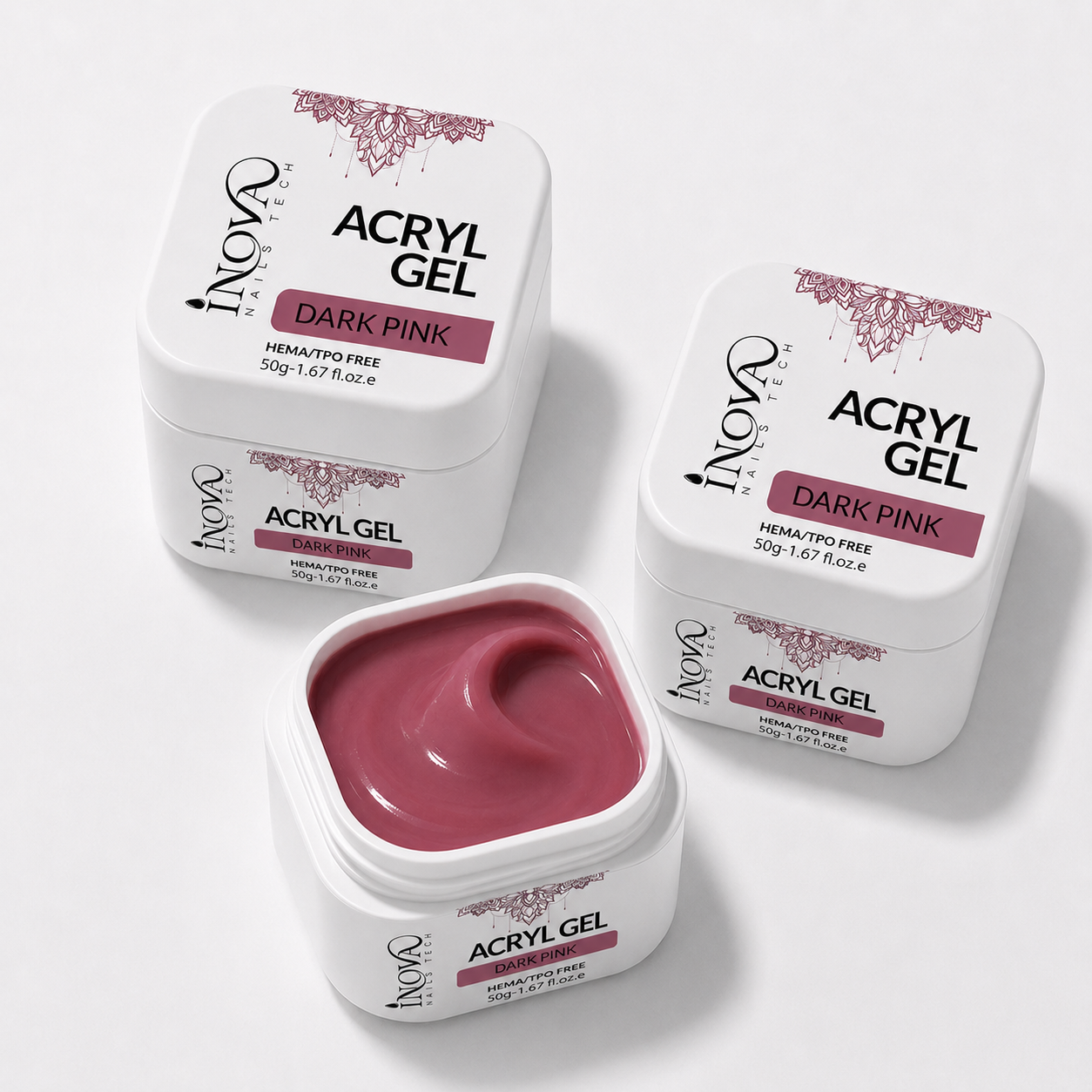 ACRYGEL DARK PINK BARATTOLO 50gr