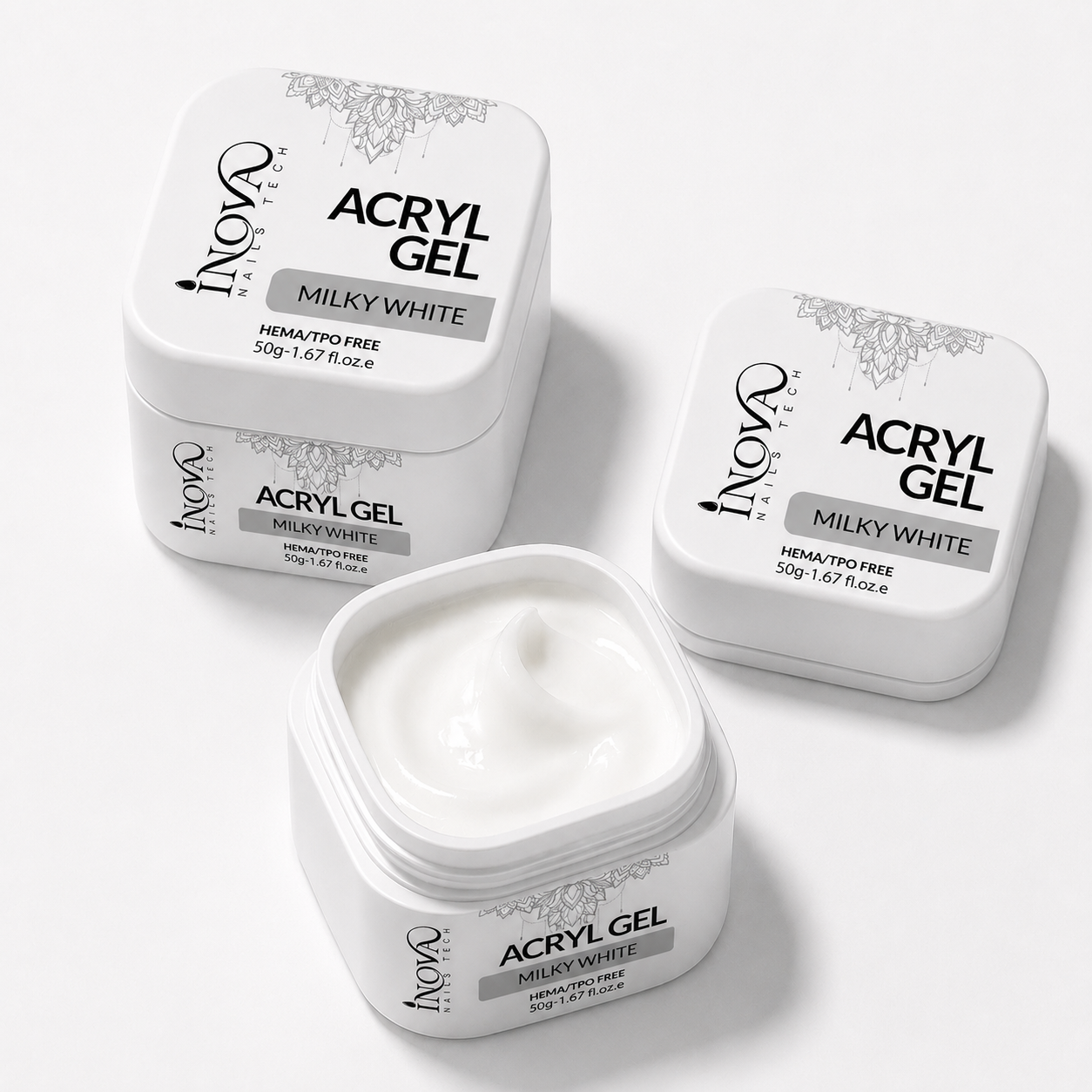 ACRYGEL  MILKY WHITE  BARATTOLO 50gr