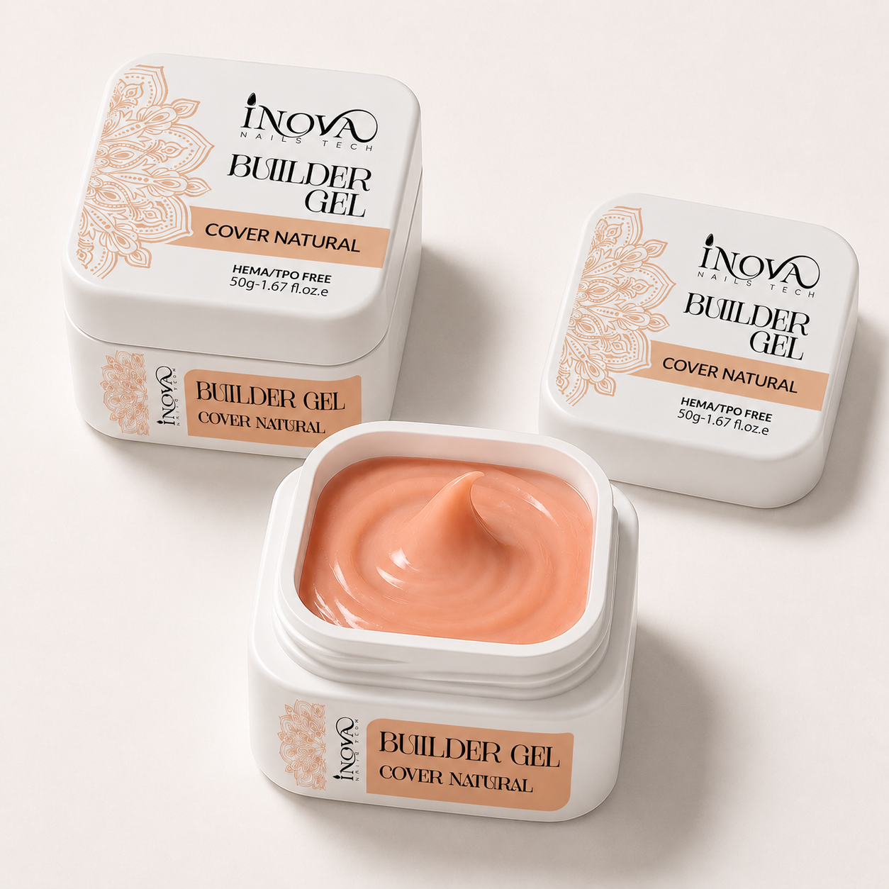 BUILDER GEL COVER NATURAL - AUTO 50 GR