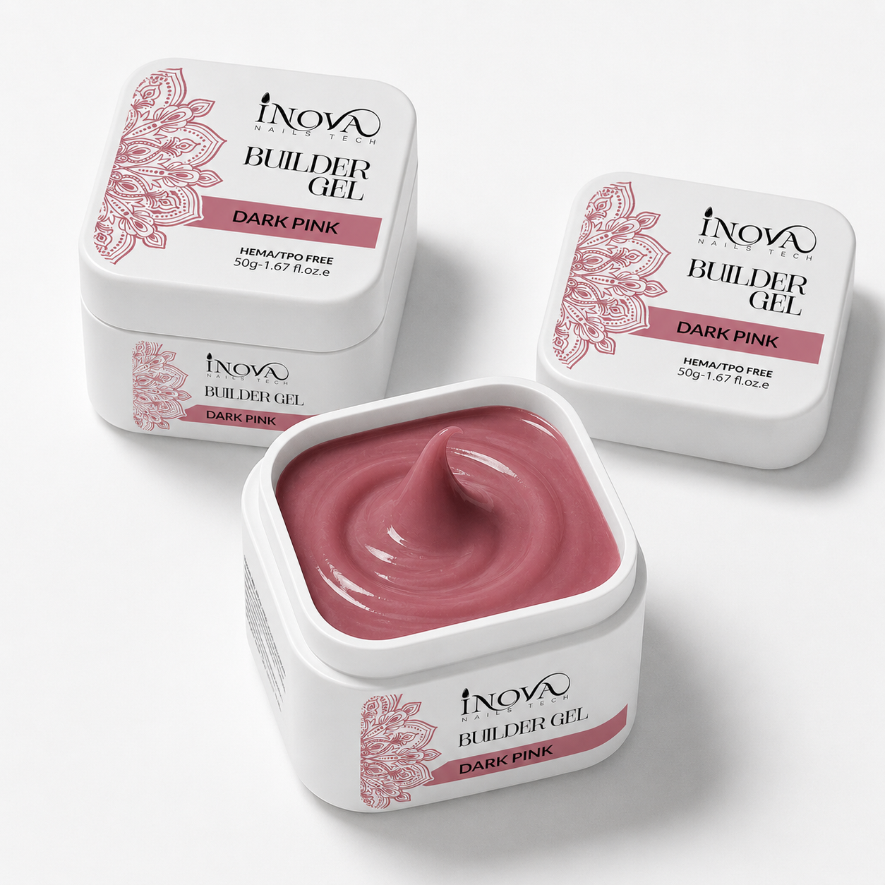 BUILDER GEL DARK PINK - AUTO 50 GR