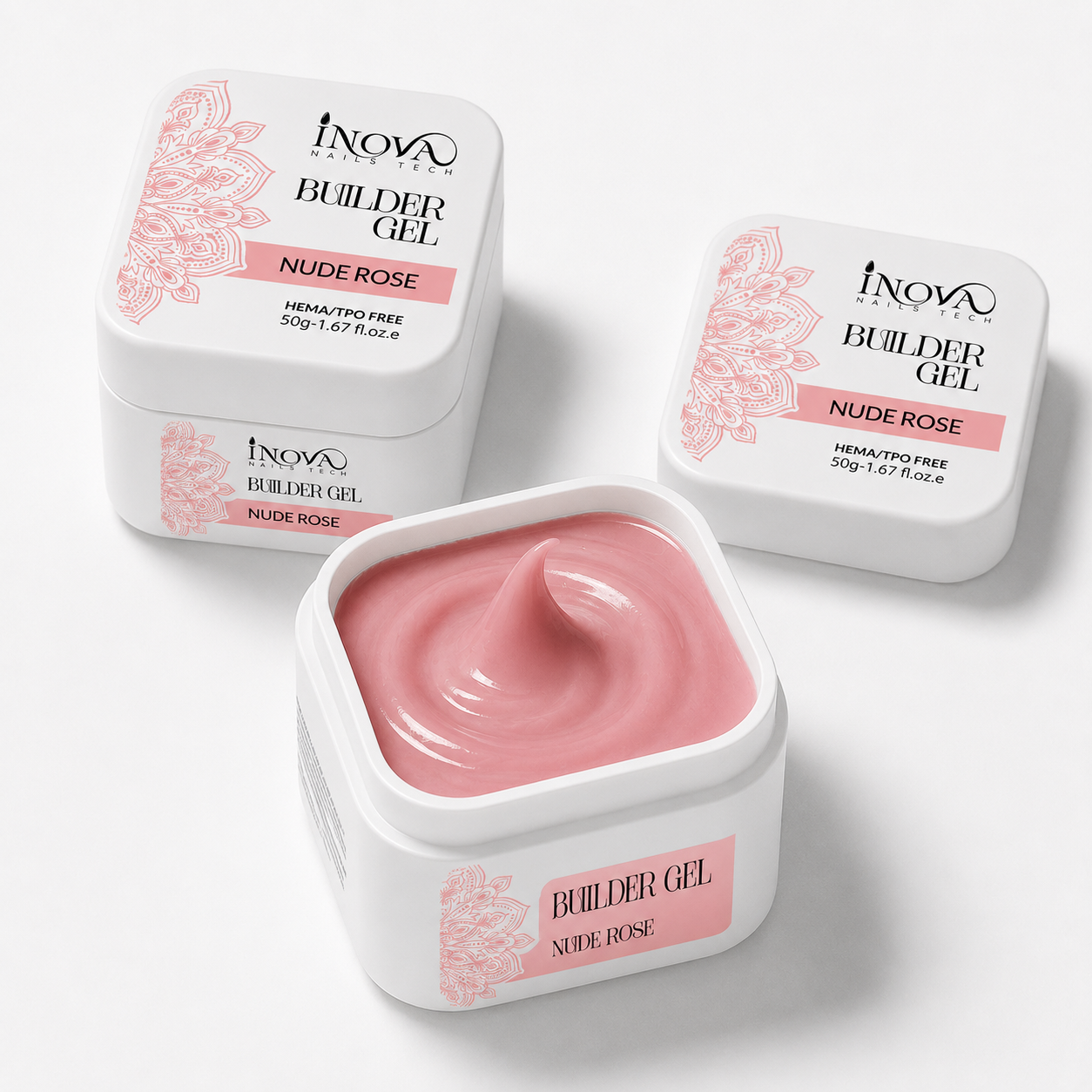 BUILDER GEL NUDE ROSE - AUTO 50 GR