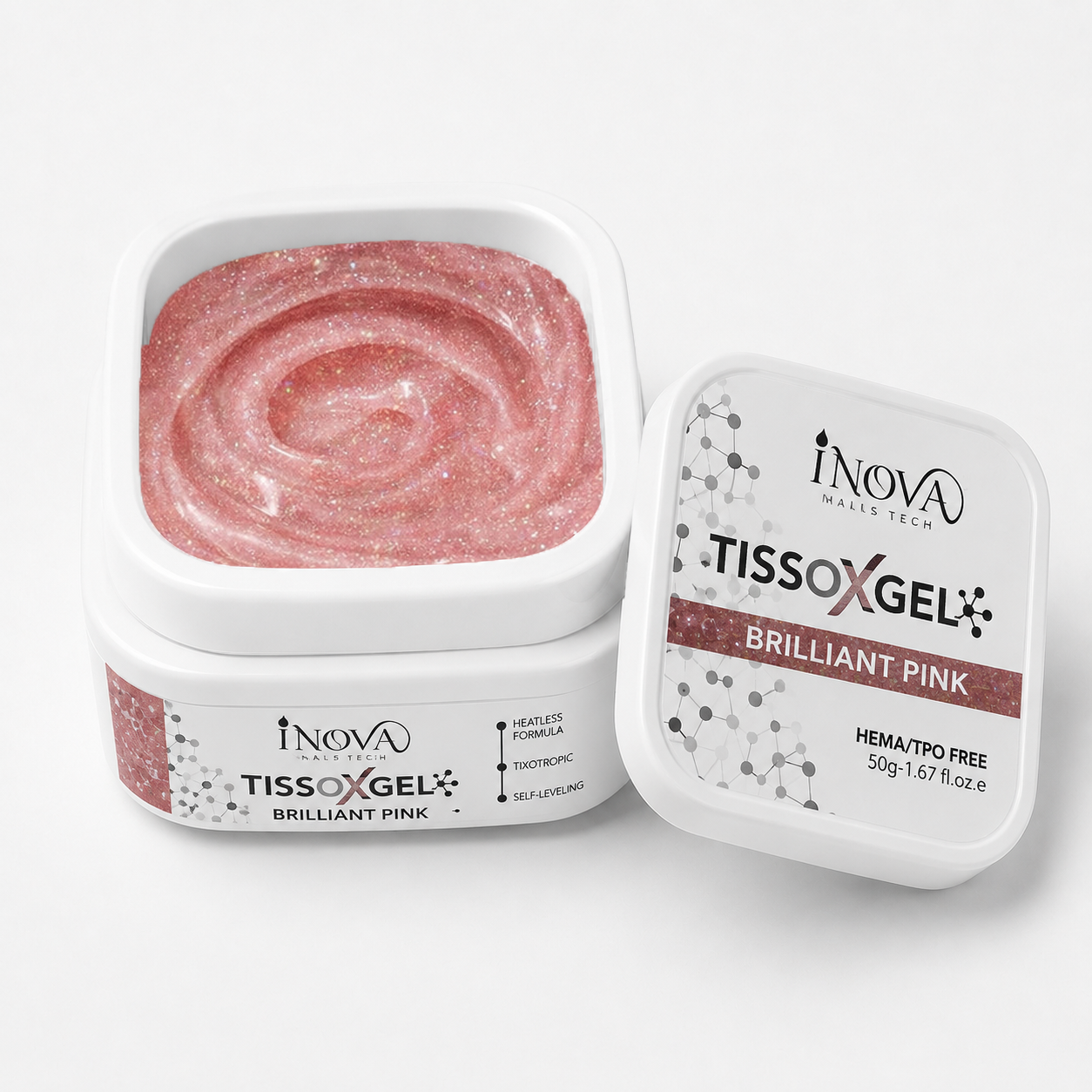 TISSO X GEL BRILLIANT PINK - COSTRUTTORE TISSOTROPICO