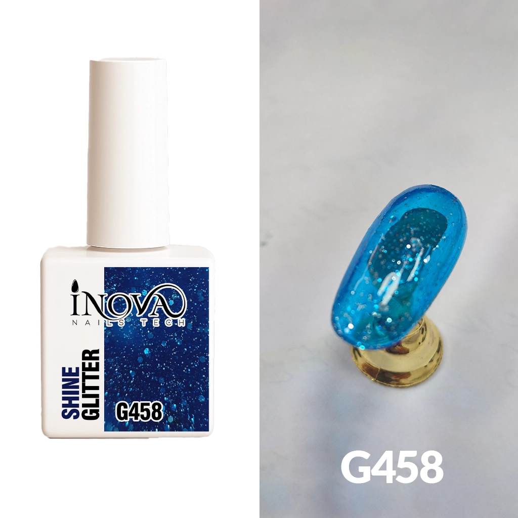 Gel Polish GLITTER 458