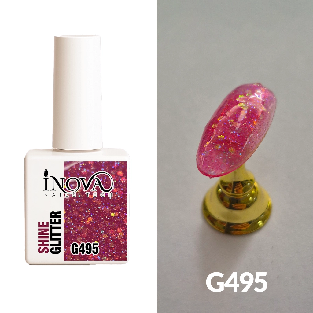 Gel Polish GLITTER 495