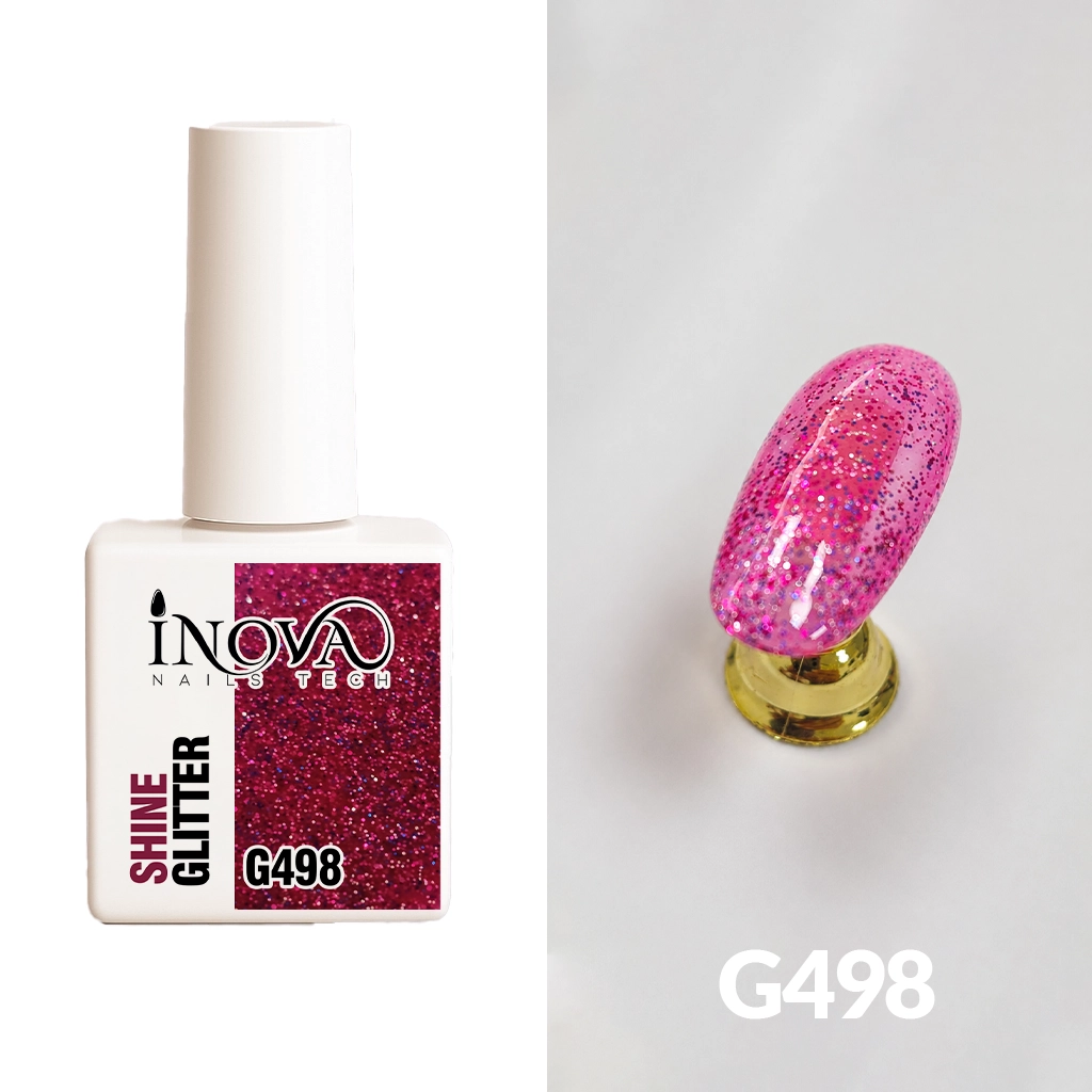 Gel Polish GLITTER 498