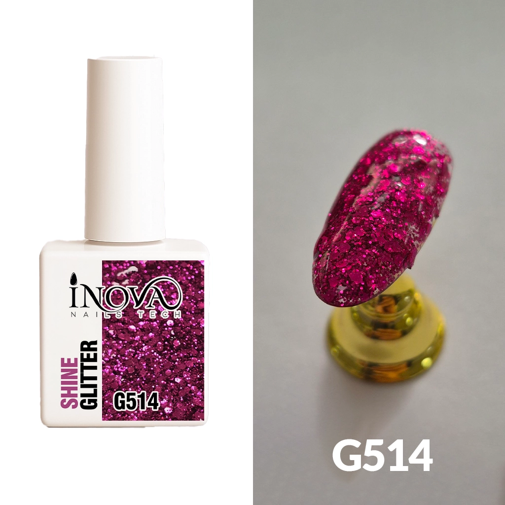 Gel Polish GLITTER 514