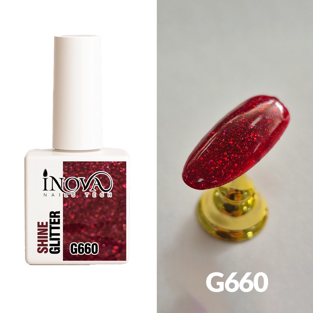 Gel Polish GLITTER 660