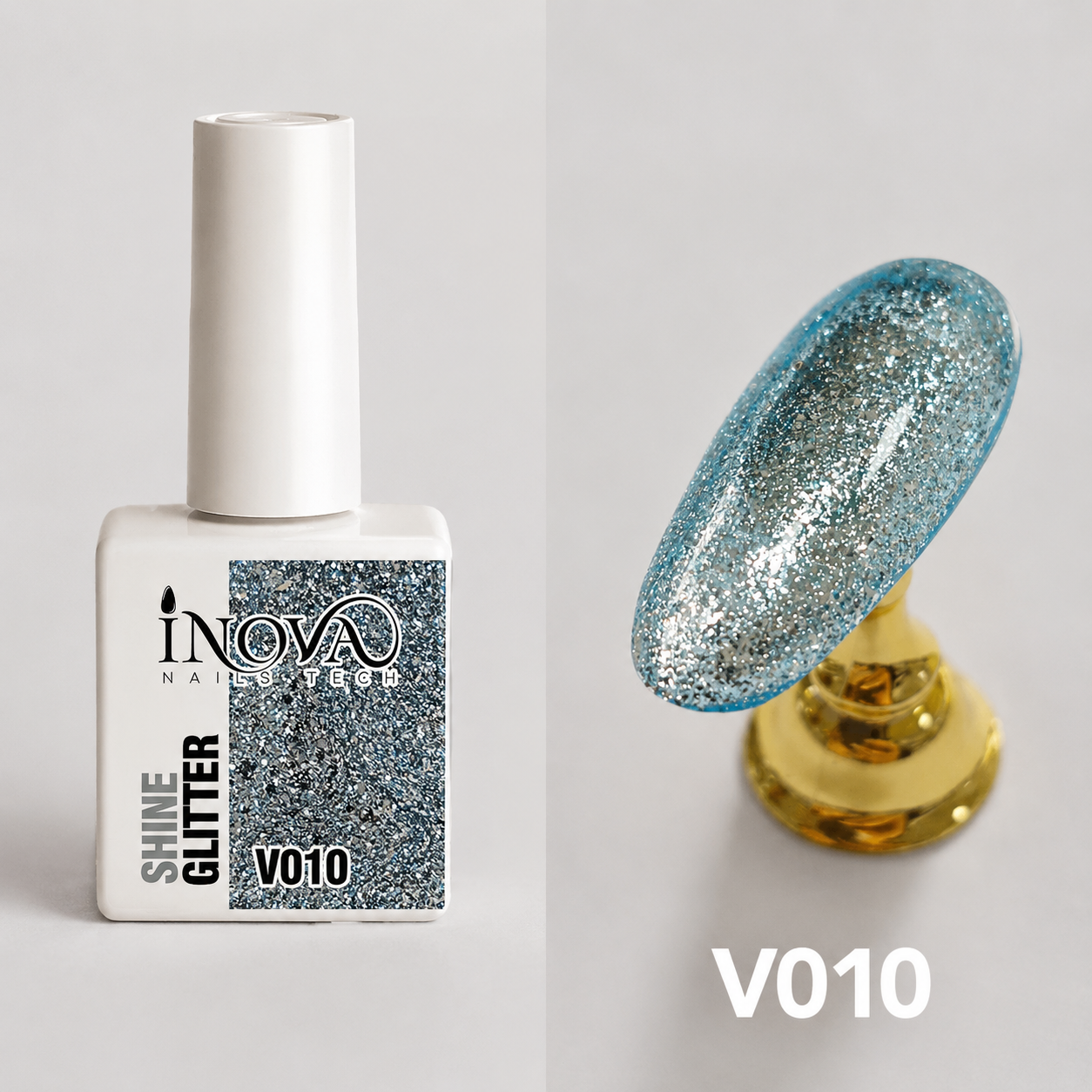 Gel Polish GLITTER V010