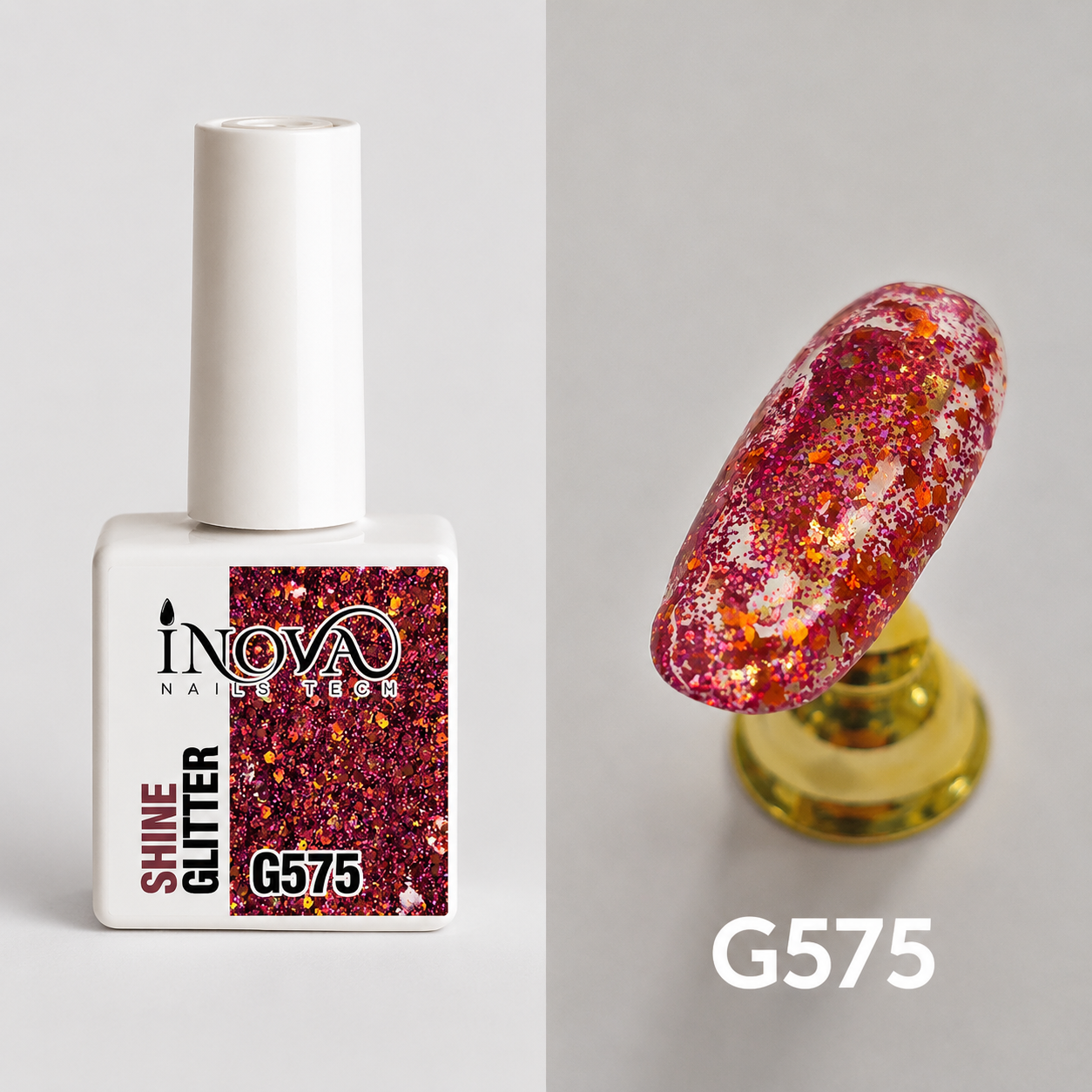 Gel Polish GLITTER 575