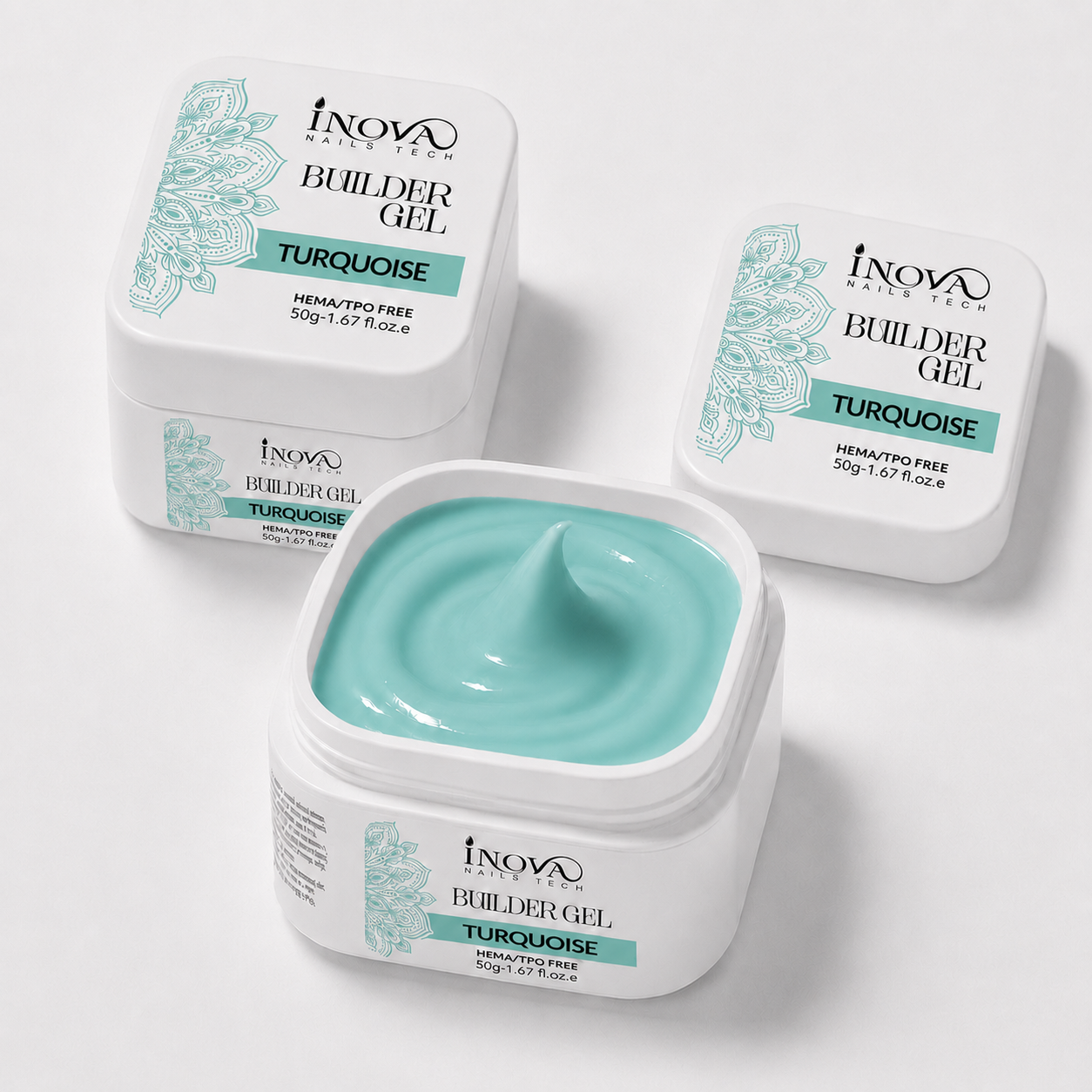 BUILDER GEL TURQUOISE - AUTO 50 GR